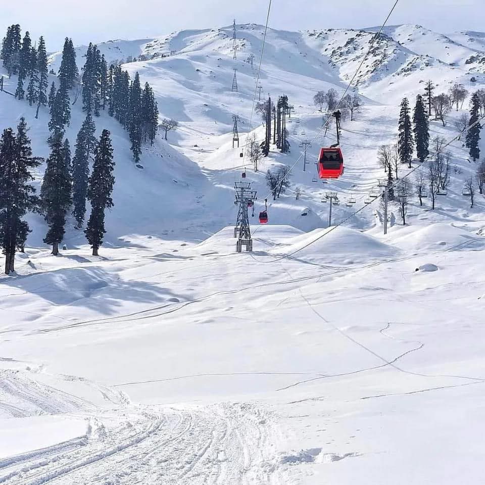 Gulmarg ski resort - India