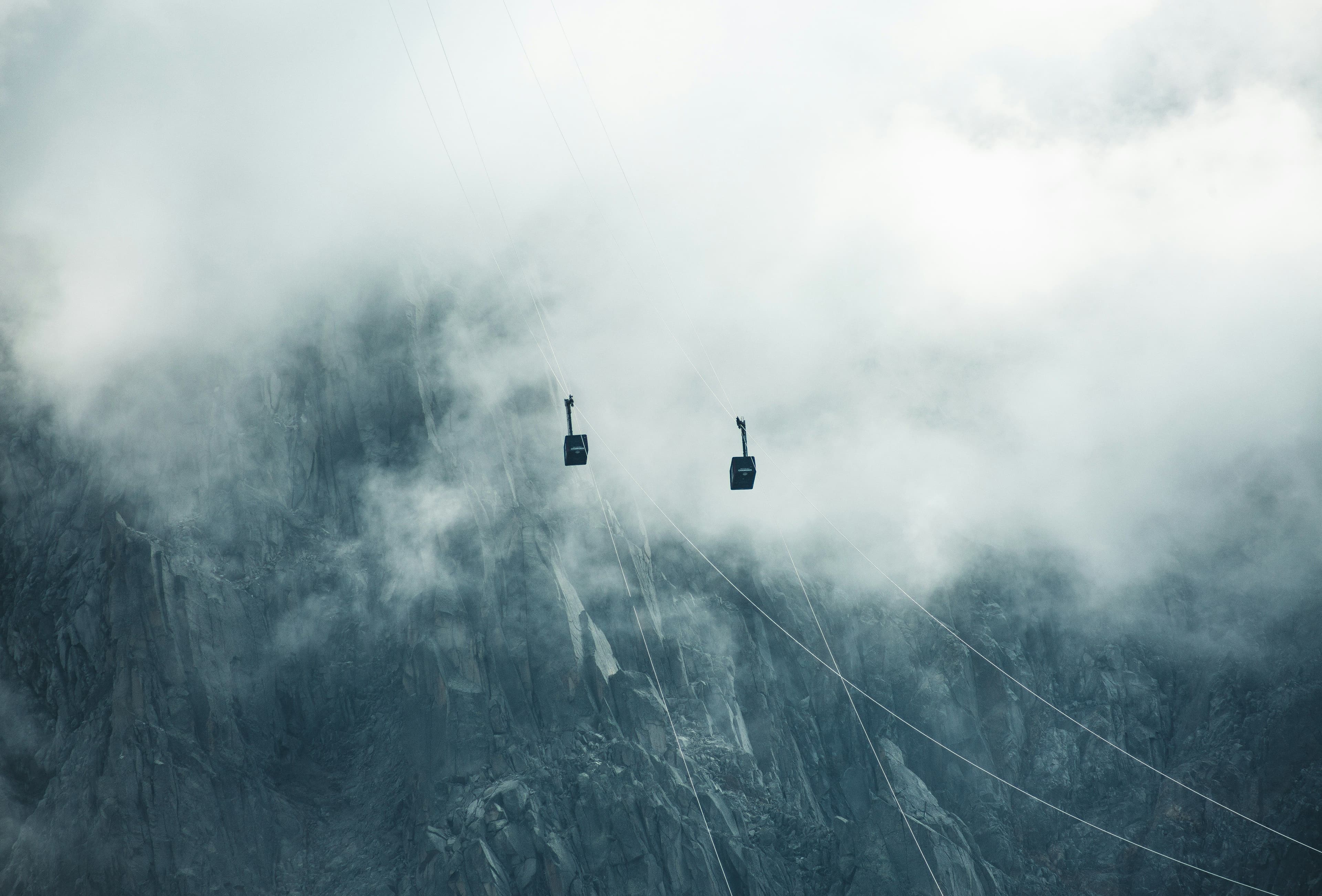 Aiguille du Midi ski resort - France