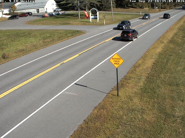 Maine DOT - Rt. 1 NB Waldoboro RWIS road camera