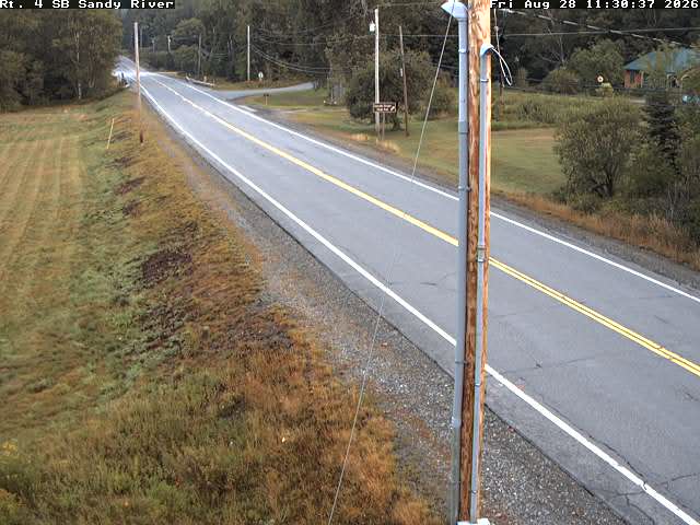 Maine DOT - Rt. 4 SB Sandy River RWIS road camera