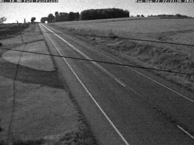 Maine DOT - Rt.1A NB Fort Fairfield RWIS road camera
