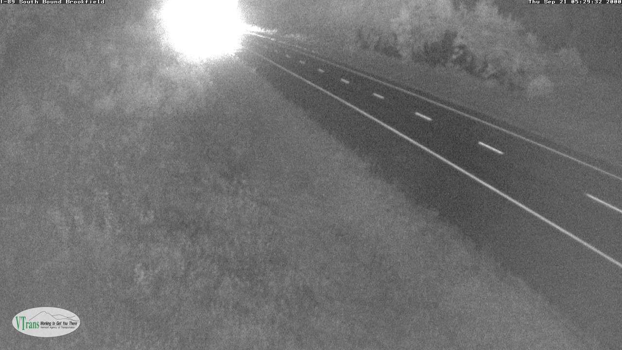 BROOKFIELD I-89 NB South road camera