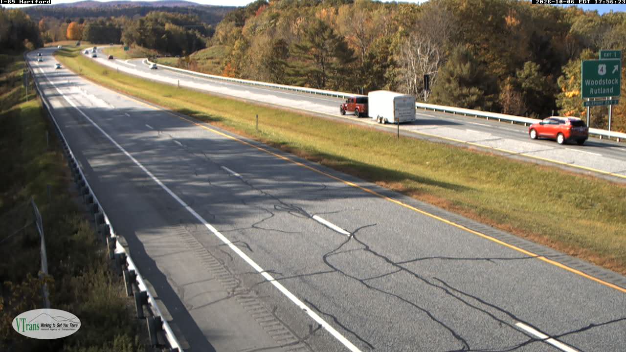 HARTFORD I-89 SB North road camera