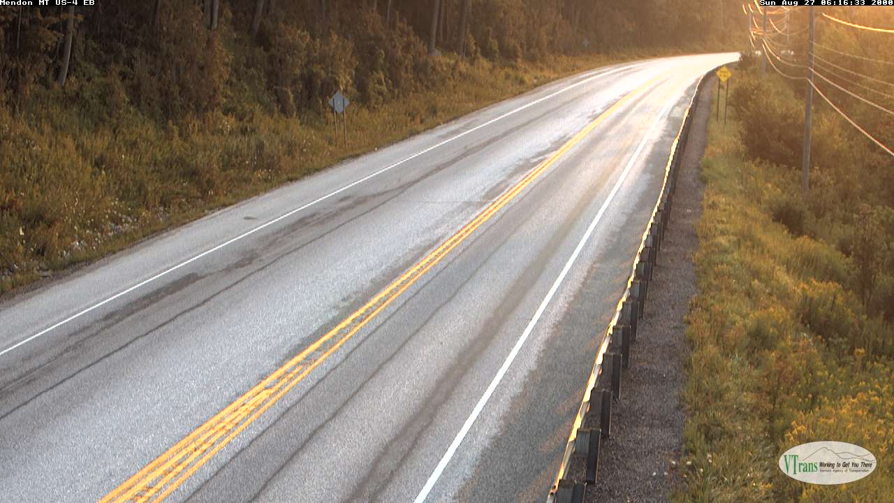 MENDON MOUNTAIN US-4 EB West road camera