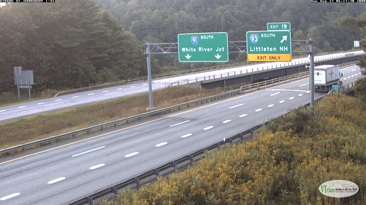 ST.JOHNSBURY I-91 South road camera