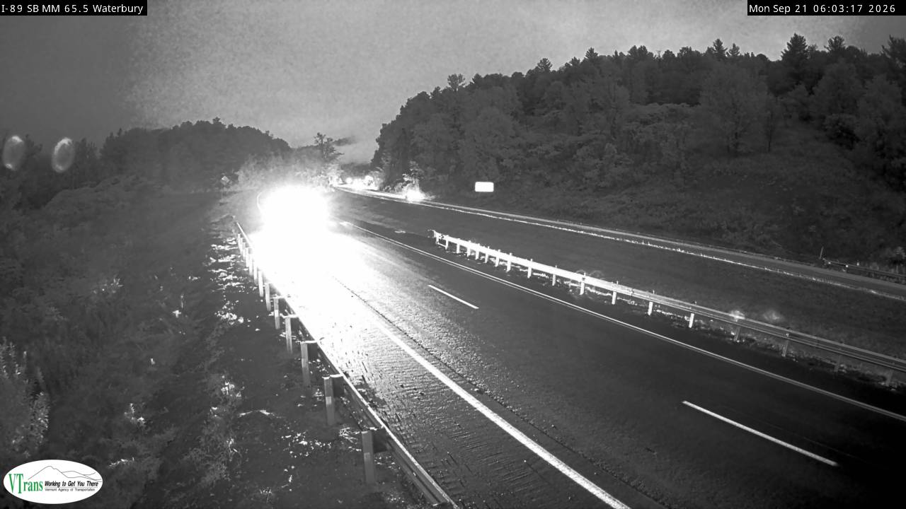 WATERBURY I-89 North road camera
