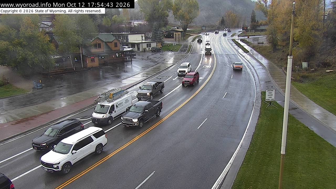 US 89 / WYO 22 Junction — WYO 22 Southbound road camera