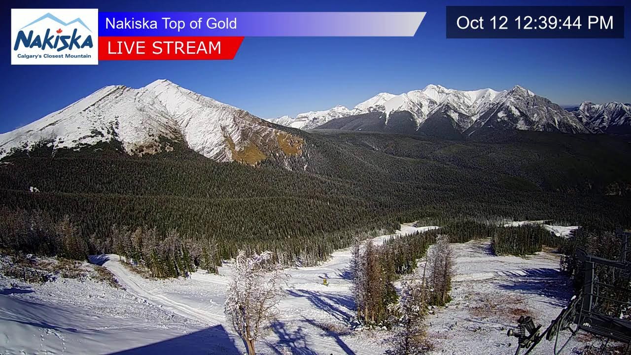 Nakiska webcam — Top Gold Chair Express
