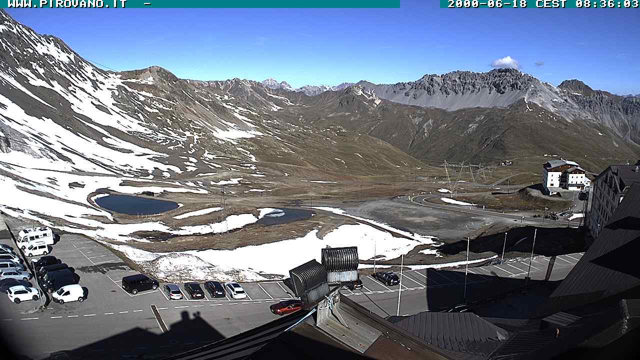 Passo dello Stelvio webcam — Pirovano Terrace